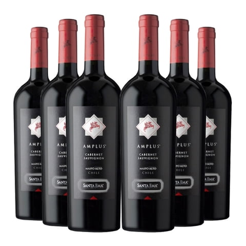 Santa Ema - 6 Vinos Amplus Caberent Sauvignon, 750 Ml, 13.5%