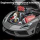 thumbnail image 5 of Kit de modelo de motor V8 LPPROTECTOR de 478 piezas, juguete STEM, 5 of 7