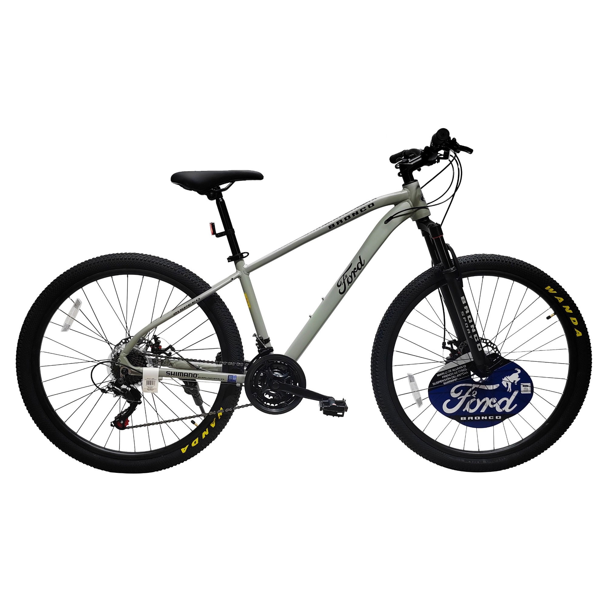 Ford - Bicicleta Mountain Bike Bronco Sport Sx Db Aro 27.5 Gris