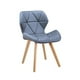thumbnail image 3 of Comedor Mesa blanca 100cms + 4 Sillas Mariposa Wood Gris, 3 of 3