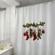 thumbnail image 4 of Cortina para Baño Estampada Navidad con Forro 2 Piezas, 4 of 4