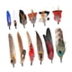 thumbnail image 4 of Sombrero Plumas Sombrero De Vaquero Pluma Para Sombreros Fedora Disfraz Sombreros De Fiesta De Navidad Estilo B, 4 of 5