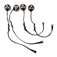 Magideal - Motor Sin Escobillas De 4 Piezas, Reemplazo De Accesorios De Bricolaje, Piezas De Repuesto Mejoradas, Motor De Metal Rc, Piezas Rc Para Cuadricóptero