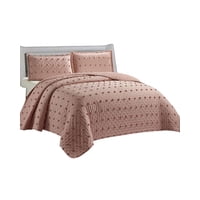 Tengfei - Quilt Cubrecama Tufting De Lujo Suave Plaza Y Media T02