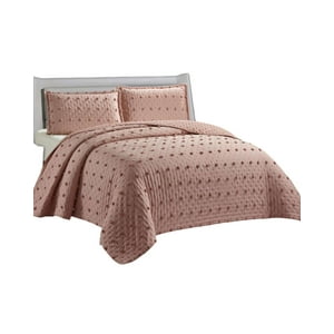 Tengfei - Quilt Cubrecama Tufting De Lujo Suave Plaza Y Media T02