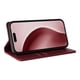 thumbnail image 5 of Funda Billetera de Cuero para iPhone 16 Pro con Tarjetero y Soporte - Tapa Magnética Rojo, 5 of 6