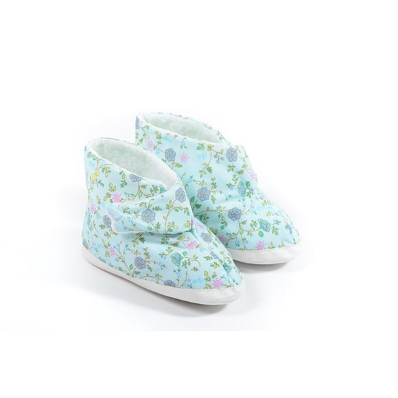 Botas Edema CareActive para mujer, talla XL (9.5-11 EE. UU.), azul floral