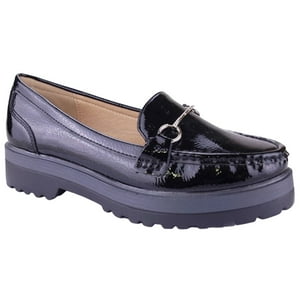 Zapato Chalada Mujer Grand-1 Negro Plataforma