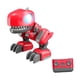 thumbnail image 5 of Juguete de dinosaurio mecánico con control remoto, regalo de vacaciones, Tyrannosaurus Rex, juguete para ensamblar para niños, niñas y niños pequeños rojo, 5 of 5