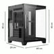 thumbnail image 3 of Gabinete Case Gamer Micro ATX Mini ITX Vidrio Templado, 3 of 5