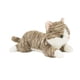 thumbnail image 4 of Lindo Gato De Peluche De Juguete Gato A Rayas Animal De Peluche Para El Día De San Valentín Sofá Regalos Gris, 4 of 5