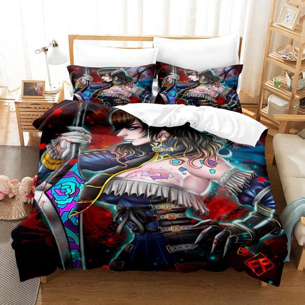 Game BLOODSTAINED RITUAL OF THE NIGHT Bedding Set Single Twin Full Size Bed Set Adult Kid Bedroom Duvet cover Sets Bed Sheets