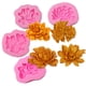 thumbnail image 1 of 4 moldes de silicona con forma de flor para fondant, para decorar pasteles, chocolate, azúcar, dulces, arcilla polimérica y proyectos de elaboración de jabón., 1 of 5