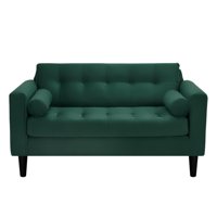 Bodevir - Sofa Retro 2C Felpa 00 Verde Botella