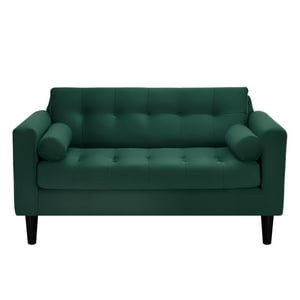 Bodevir - Sofa Retro 2C Felpa 00 Verde Botella