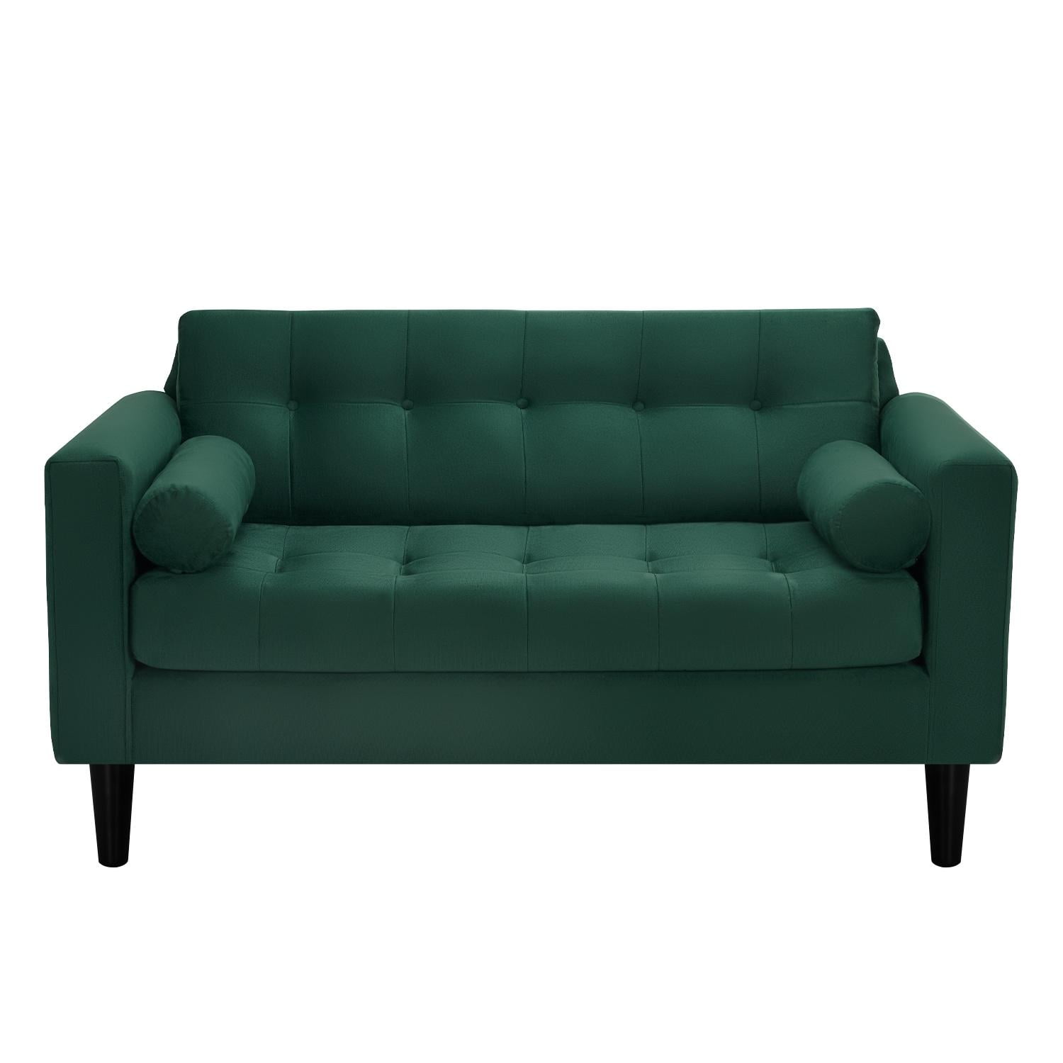 Bodevir - Sofa Retro 2c Felpa 00 Verde Botella
