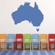 thumbnail image 2 of Decomural Australia Map Country Rest Of The World WS-18556, 2 of 2