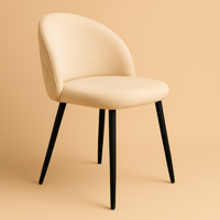 Oh! Mi Hogar ® - Silla Berna Velvet Base Negra