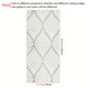 thumbnail image 3 of 1pc,White, Silver, Simple ,Thickened ,Decoration,Oval Round, Leaf Pattern ,Thickened ,Wallpaper, Peel And Stick,Refrigerator, Speaker, Dryer, Cabinet, Oven ,Appliance, Furniture ,Home Decor, Room Bac, 3 of 4