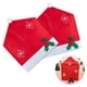 thumbnail image 2 of Fundas para sillas de comedor navideñas, 4 piezas de 60 x 50 cm, fundas para respaldo de silla con gorro de Papá Noel para decoración de banquetes, fiestas y festivales navideños., 2 of 8
