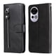 thumbnail image 2 of Funda con Cremallera para Huawei Nova 13, Carcasa Cartera de Cuero PU con Soporte y Tarjetero, 2 of 6