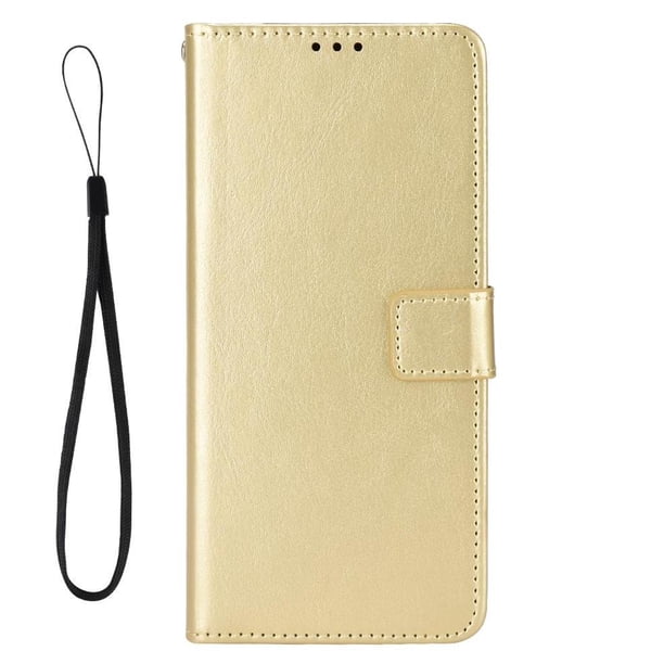 Funda tipo libro para Oukitel C59, cartera todo‑en‑uno, funda multifuncional con tarjetero y correa de muñeca desmontable
