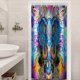 thumbnail image 1 of 1pc Elephant Flower Shower Curtain Set - Soft and Durable Bathroom Compartment Shower Curtain with 12pcs Plastic Hooks, 1 of 5