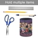 thumbnail image 5 of Oye Arnold-theme Cylinder Pen Holder Pencil Organizer with Flannel Lining PVC Leather Material Cardboard Base for study work 10*8CM, 5 of 6