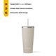 thumbnail image 3 of Vaso RTIC de 590 ml con aislamiento de acero inoxidable resistente a derrames, 3 of 6