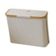 thumbnail image 4 of Caja de almacenamiento de papel higiénico, soporte para rollo de papel higiénico, organizador de baño, cesta de papel higiénico para almacenamiento de beige, 4 of 5