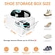 thumbnail image 2 of Caja para guardar zapatos INSTY, grande, paquete de 12, con puerta magnética transparente, 2 of 7