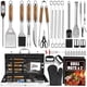 thumbnail image 1 of Juego de accesorios para parrilla Cifaisi, 38 piezas, acero inoxidable con funda, 1 of 9