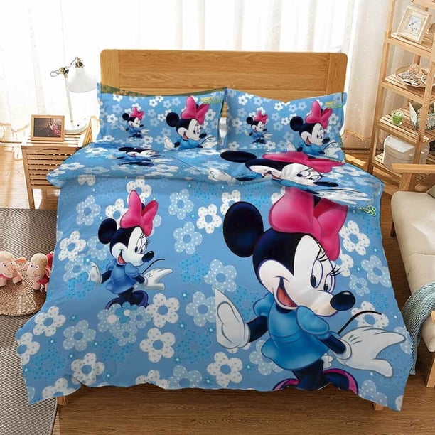 Happy Dance Mouse Duvet Quilt Covers Pillow Case Bedding Sets3-Piece Bedding Set (1 Duvet Cover + 2 Pillow Shams)
