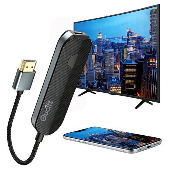 Adaptador HDMI Inalámbrico Oucift 4K 1080p para Duplicación de Pantalla