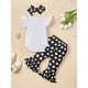 thumbnail image 5 of Get Your Little One Ready for Summer with this 3-Piece Cute Cow Graphic Print Set - Onesie, Flared Pants, and Headband, 5 of 5
