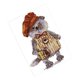 thumbnail image 4 of Kit Punto De Cruz Estampado Con Herramientas Básicas - Gato Y Café 11CT 19x24cm, 4 of 5