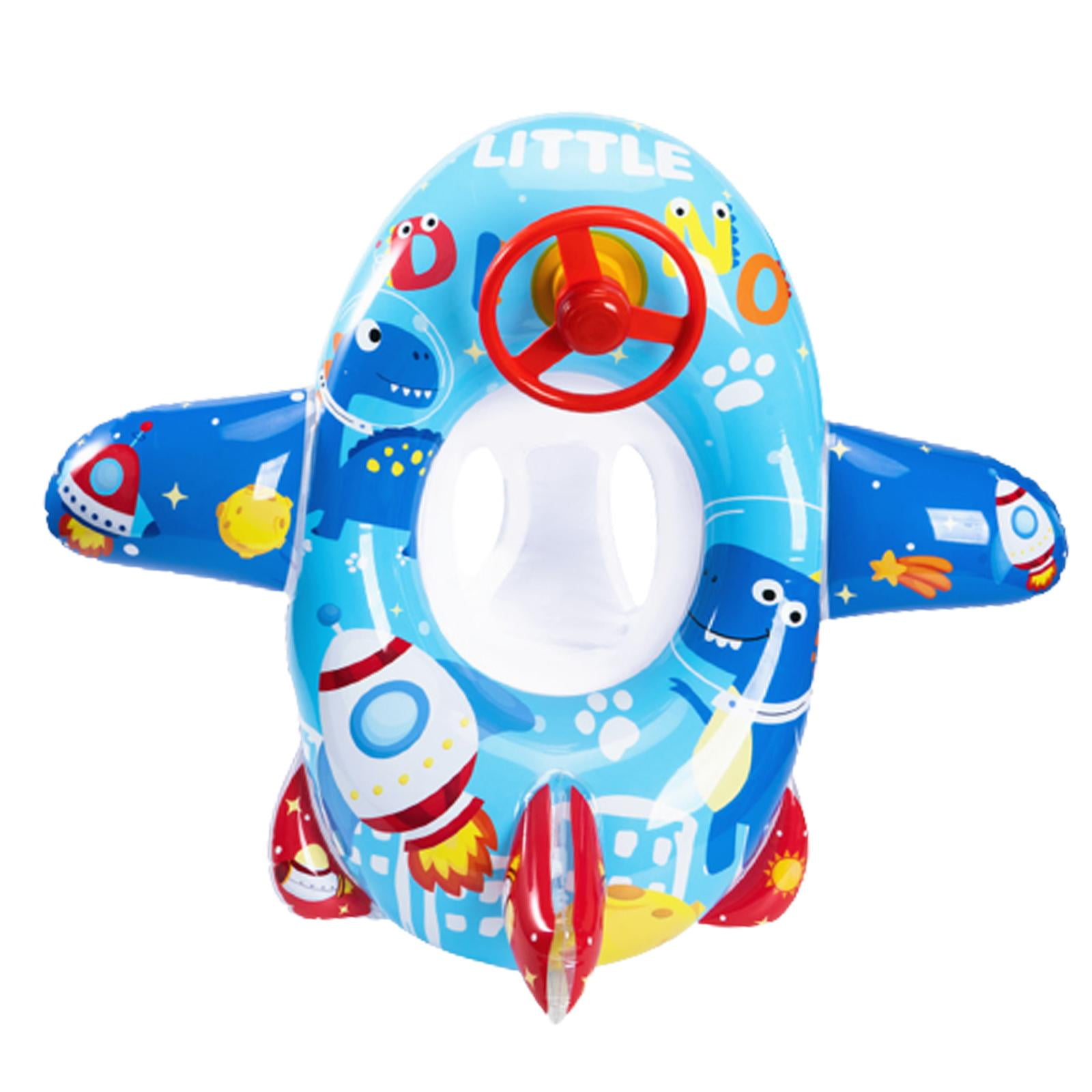 Flotador De Natación Inflable Para Bebés – Anillo Con Asiento De Pez – Apto Para Niños De 1 A 4 Años – Ideal Para Piscina Y Playa – Azul