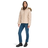 Chaqueta Tommy Hilfiger Tipo Chino Acolchado Con Ribetes De Piel Sintética Para Mujer