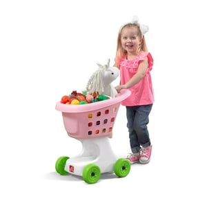 Carrito De Compras Step2 Little Helper'S Para Niños De 2 Años O Más, Color Rosa