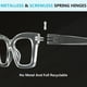 thumbnail image 5 of Lentes de Lectura Reducblu Cat Eye Sin Metal y Sin Tornillos Paquete de 6, 5 of 8
