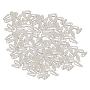 Bothyi - Cuentas De Perlas De Imitación De Gota De Agua Abs Para La Fabricación De Joyas Beige 6X14Mm 400Pcs