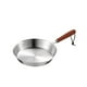 thumbnail image 4 of Sartén De Acero Inoxidable Para Cocina, Sartenes Redondas Con Mango Ergonómico Para El Hogar, Rvs, Grandes, 4 of 5
