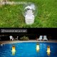 thumbnail image 2 of Flotador de cloro para piscina LanBlu con luz de llama solar, 2 of 6