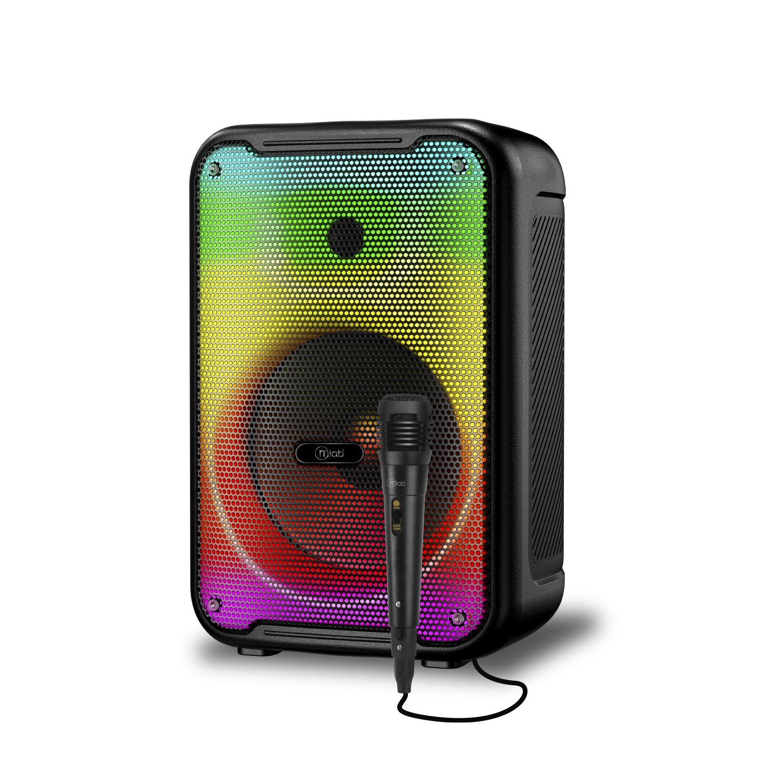 Parlante Karaoke Flaming Lightflow 8” Bt/20W Mlab 09487