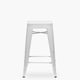 thumbnail image 4 of Taburete Medio 66 Tolix Asiento Metal Blanco, 4 of 5