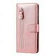 thumbnail image 5 of Funda con Cremallera para iPhone 16e, Carcasa Cartera de Cuero PU con Soporte y Tarjetero, 5 of 5
