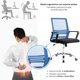 thumbnail image 5 of Silla de Oficina Negra y Azul Ergonómica Ajustable Santiago, 5 of 10