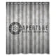 thumbnail image 1 of Cortina de ducha Aperture Science Aperture Laboratories, juego de cortinas de baño con ganchos, tamaño 60 x 72 pulgadas, 1 of 3