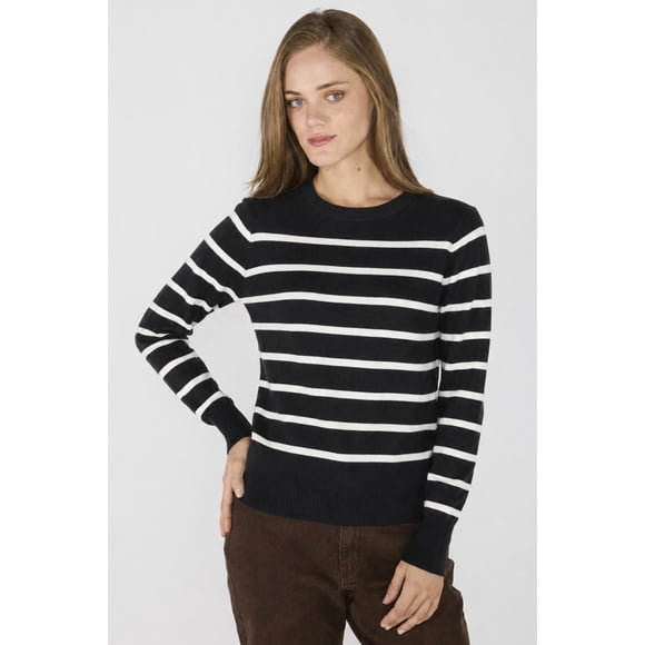 Tejido Mari Negro/Crudo negro XL