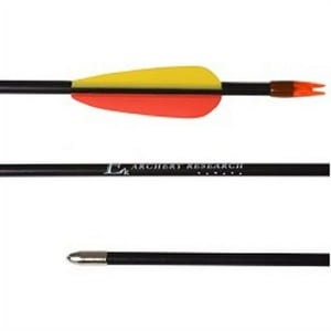 Ek Archery Research - Flechas Para Arco De Fibra, Punta Fija, 29 Pulgadas, Set X3